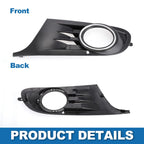 1 Pair Front Fog Light Grill for Volkswagen Golf MK6 (2010–2014) No. 5K0853665/5K0853666
