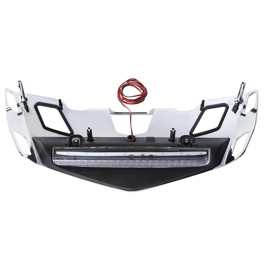 Chrome Trunk Luggage Rack LED Brake Light for Honda Goldwing GL1800 (2018–2020)