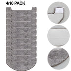 4X Mop Cloths for Midea VCR S6 Plus Robot Vacuum Cleaner (Microfiber)