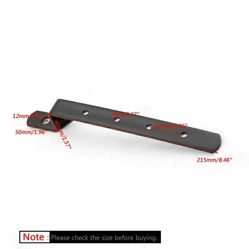 Set of 2 Heavy Duty Saddlebag Mounting Brackets for Universal Motorcycles