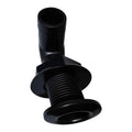 Set of 4 Black Plastic Thru Hull Fittings 90 Degree for Marine Applications