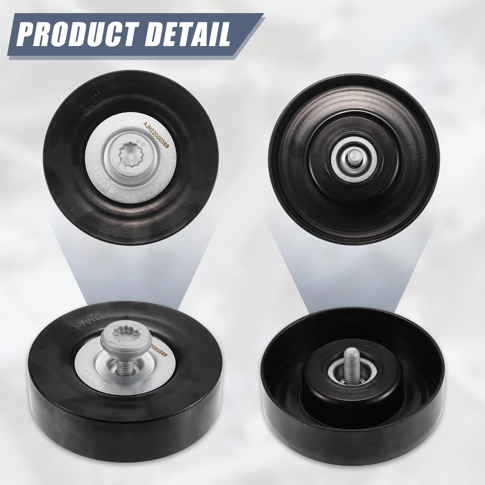 Drive Belt Idler Pulley 06B903341 for Audi A4 (2002–2006)