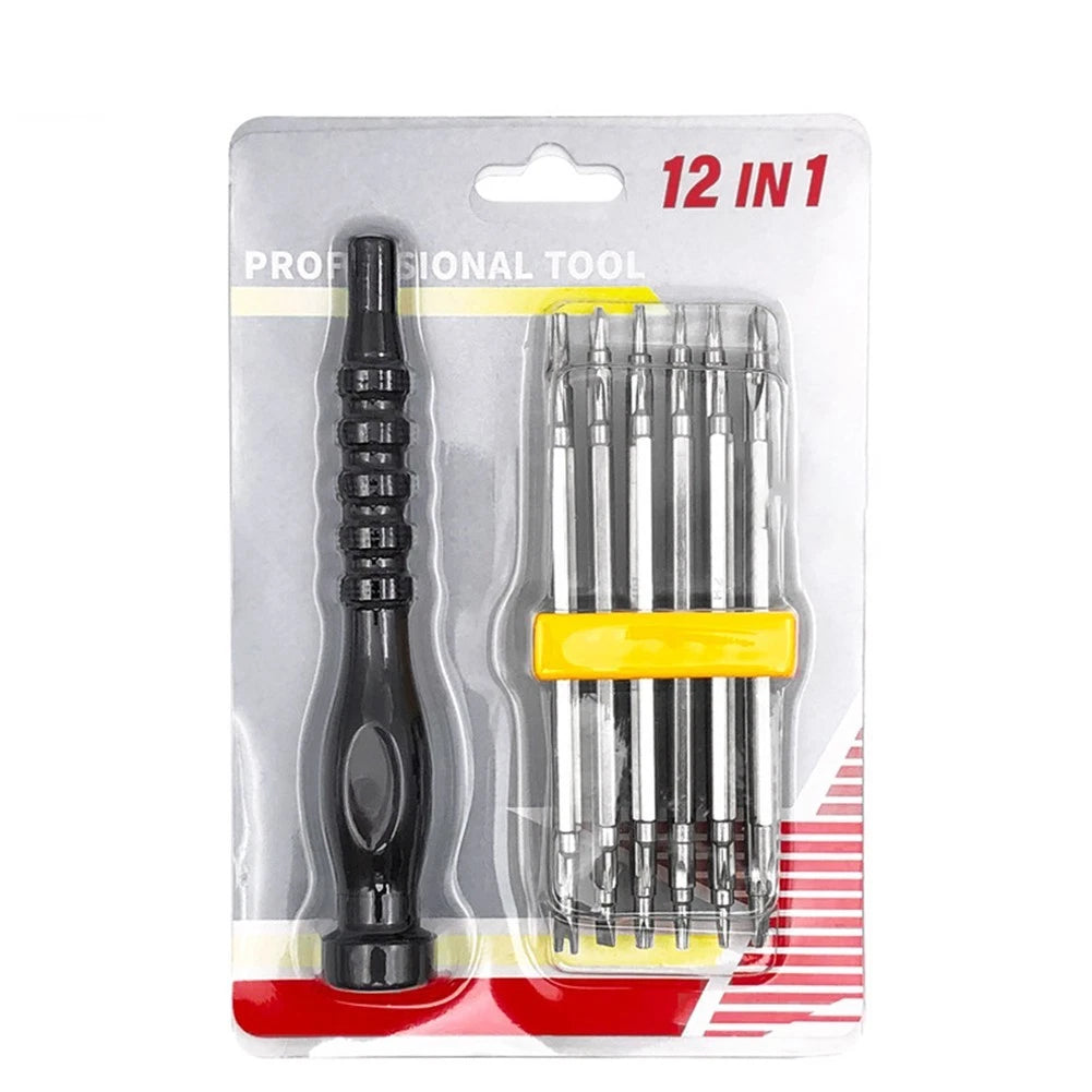 12-in-1 Magnetic Screwdriver Set for Automotive Repair Tools