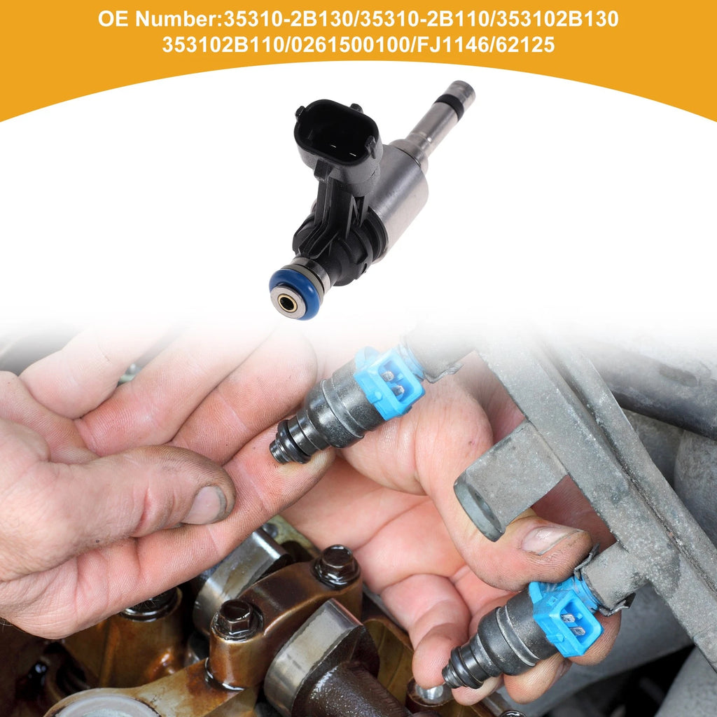 1 Pcs Fuel Injector 35310-2B130 for Hyundai Accent (2012–2014)