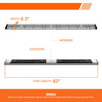Dual 3D LED Tail Light Bar for GMC Sierra (2007–2014) Chrome
