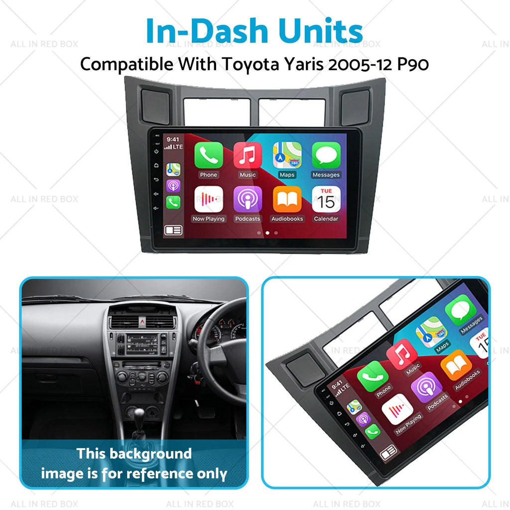 Car Stereo Head Unit GPS Navi CarPlay for Toyota Yaris (2005–2012) P90