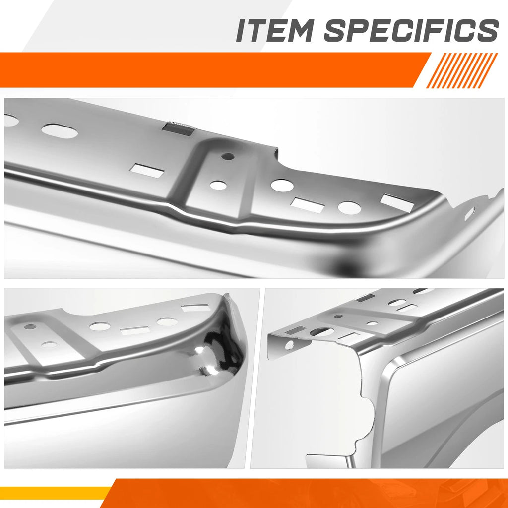 Rear Right Bumper End Cap for Ford Ranger (2019–2023) Chrome