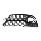 Front Bumper Honeycomb Mesh Fog Light Grille Cover for Audi TT MK2 (2006-2014)