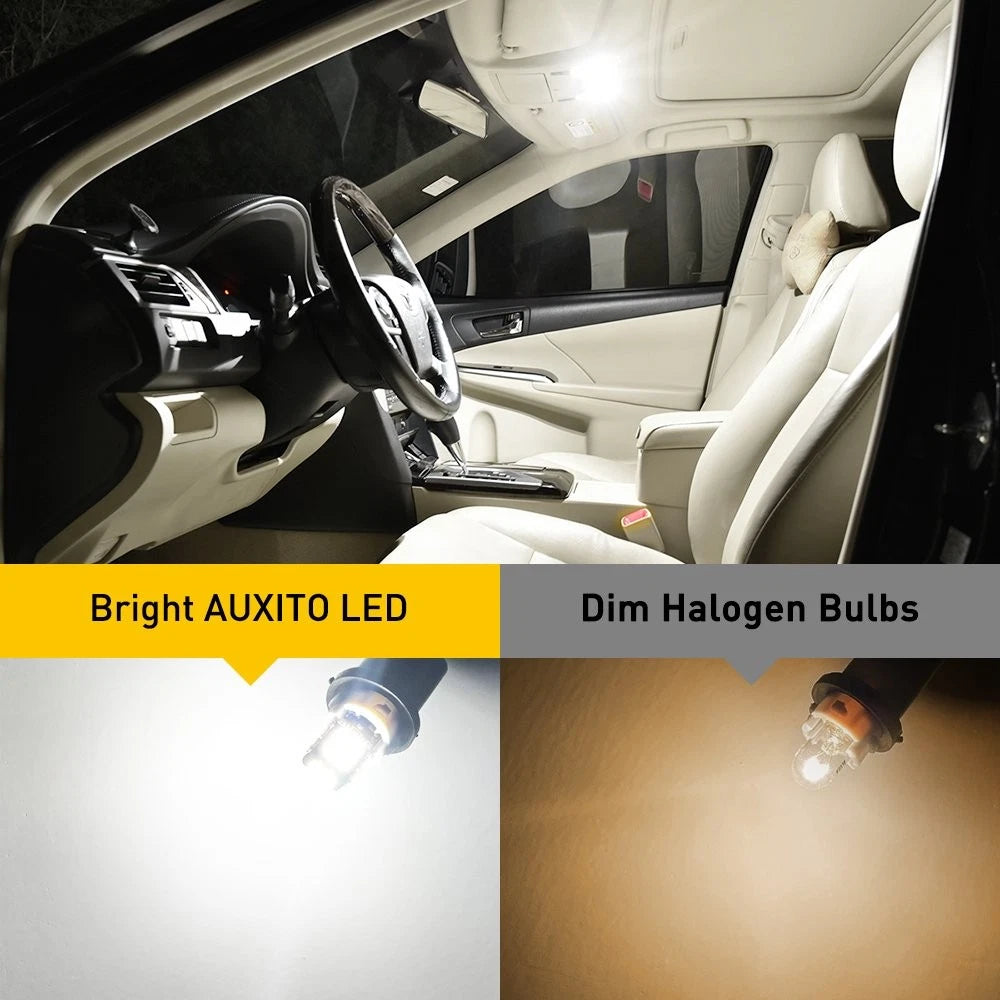 10X LED T10 Wedge Bulbs for Cars (12V)