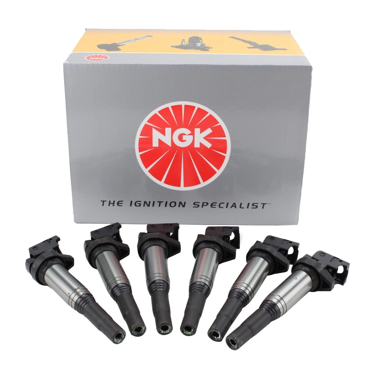 Set of 6 NGK 49177 U5055-6 Ignition Coils for BMW Rolls-Royce