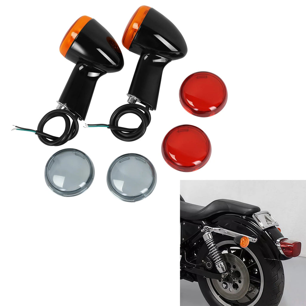 LED Turn Signal Light Long Bracket for Harley Sportster 883 1200 (1992–2022)