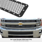 Black Mesh Grille Insert for Chevy Silverado 2500HD/3500HD (2015-2019)