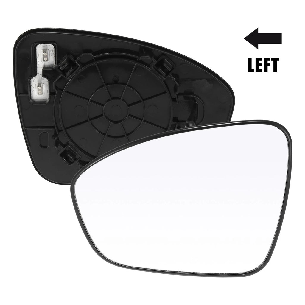Left Side Mirror Glass with Backing Plate for Nissan Sentra (2020–2021)