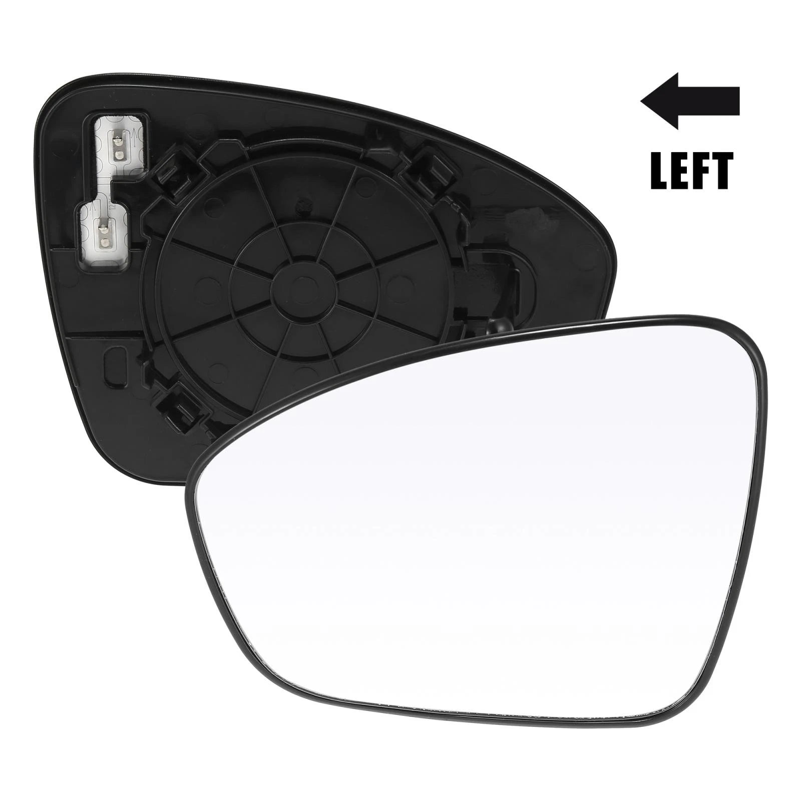 Left Side Mirror Glass with Backing Plate for Nissan Sentra (2020–2021)