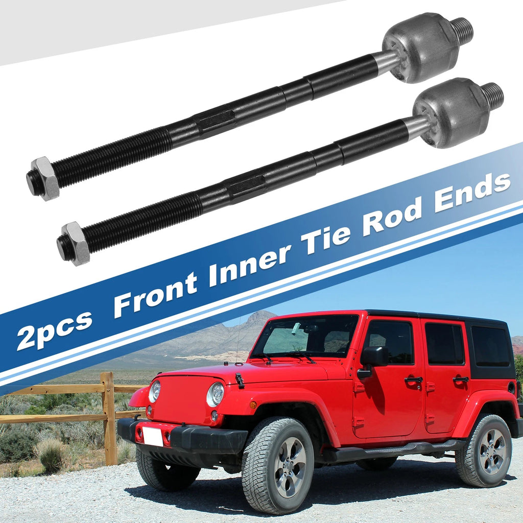 2pcs Front Inner Tie Rod End Links for Jeep Liberty (2006–2012) EV800416