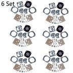 6X Carburetor Gasket Kit for Husqvarna 257, 250R, Poulan 2800, 3300 (Walbro K20-HDA)