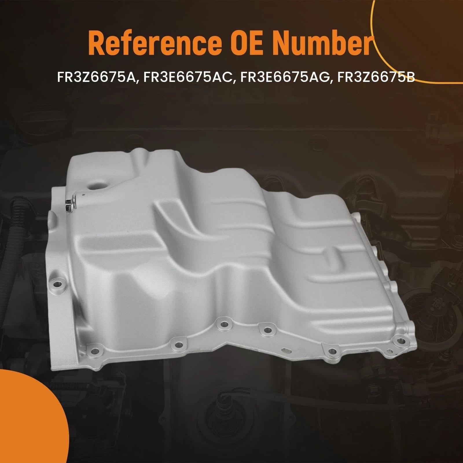 Engine Oil Pan for Ford Mustang 2.3L (2015–2023) FR3Z6675A FR3E6675AG