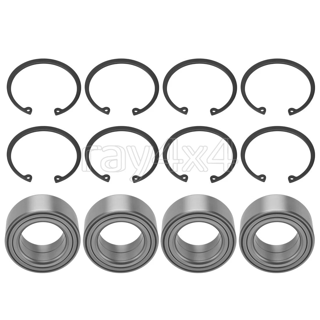 Set of 4 Front Rear Wheel Bearings Kit for Polaris RZR 1000 900 RS1 Turbo (2011–2022)