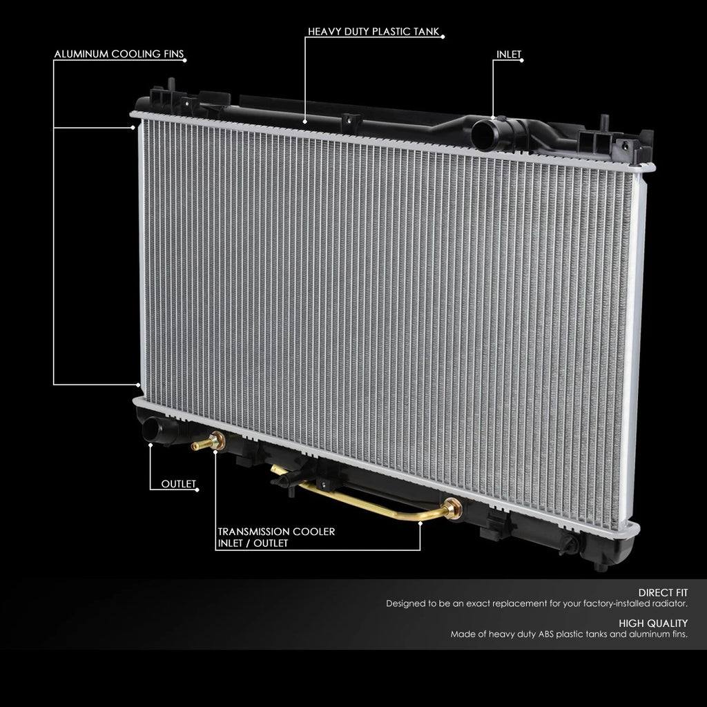 Full Aluminum Core Cooling Radiator for Toyota Camry/Solara V6 (2002–2008) DPI 2435