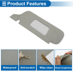 Set of 2 Sun Visor Covers for Ford Mustang (1994–2004) Left & Right Gray