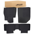 Black All-Weather TPE Floor Mats for Hyundai Palisade (2020–2024)