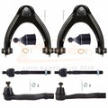 Set of 8 Front Upper Control Arms Tie Rods Ball Joints for Honda Civic (1996–2000)