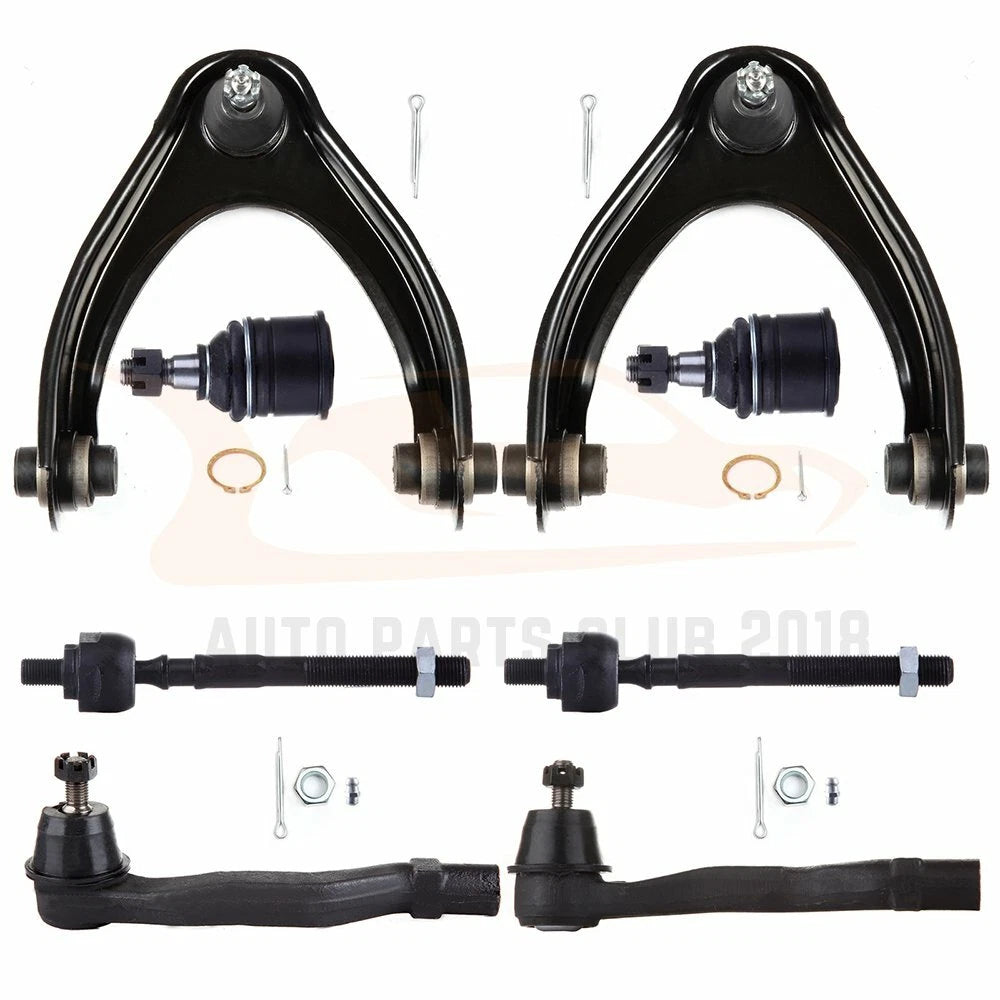 Set of 8 Front Upper Control Arms Tie Rods Ball Joints for Honda Civic (1996–2000)