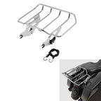 Chrome Quick Release Luggage Rack for Harley Touring Street Glide (2014–2025)