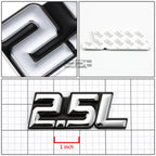 Chrome Bumper Emblem Badge for