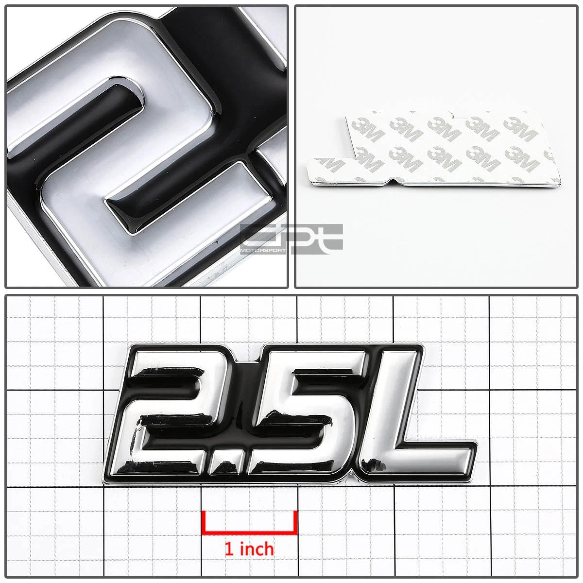 Chrome Bumper Emblem Badge for