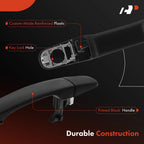 Exterior Door Handle Front Right Black for Chevy Equinox GMC (2015–2018)
