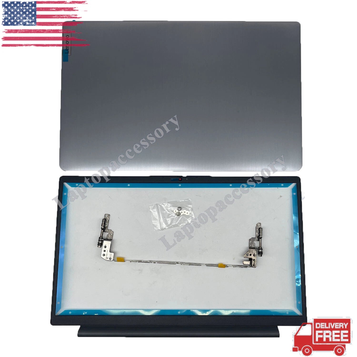 LCD Back Cover Front Bezel Hinge for Lenovo Ideapad 3-15ITL6 3-15ALC6 (2021–2022)