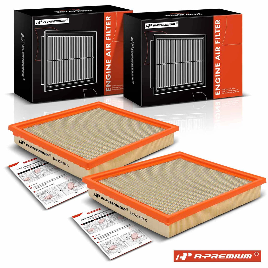 2X Engine Air Filter for Jeep Grand Cherokee (2002–2004) 4.7L