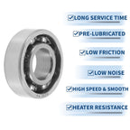 6202 Deep Groove Ball Bearings for Various Applications (15x35x11mm)