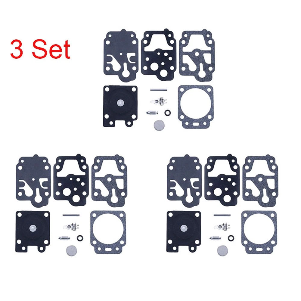 Set of 3 Carburetor Repair Kits for Walbro K10-WYC WYC-7-1