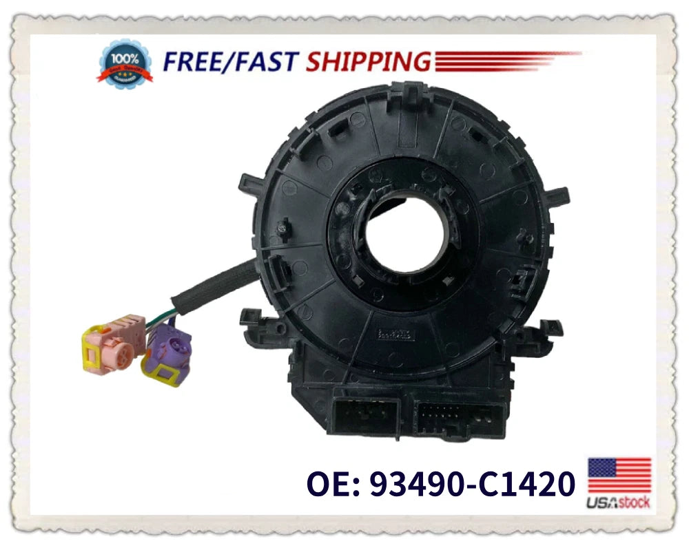 Clock Spring 93490-C1420 for Hyundai Sonata Hybrid/Sonata (2018–2019)