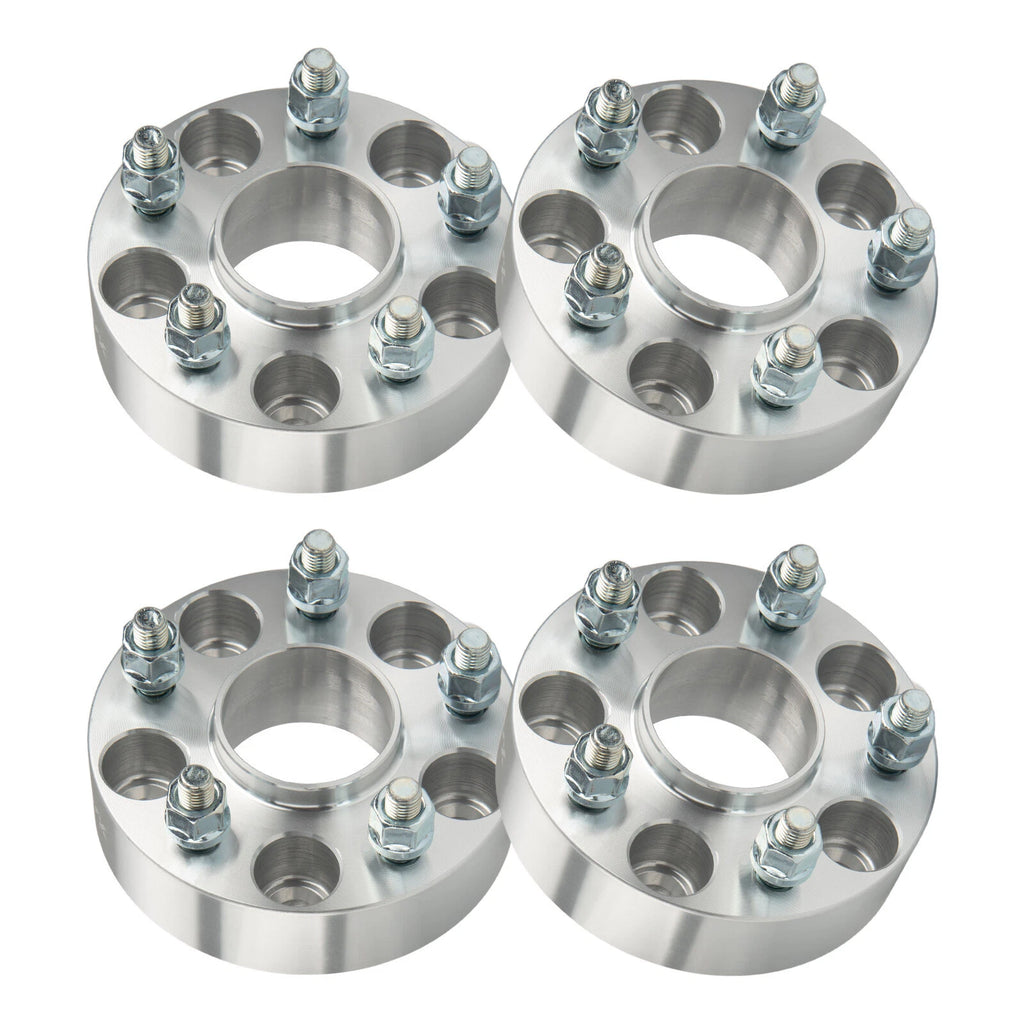 4Pcs 1.5" 5x4.5 Wheel Spacers for Toyota Honda Mazda 3 Ford Fusion (12x1.5, 64.1mm, 2012–2024)