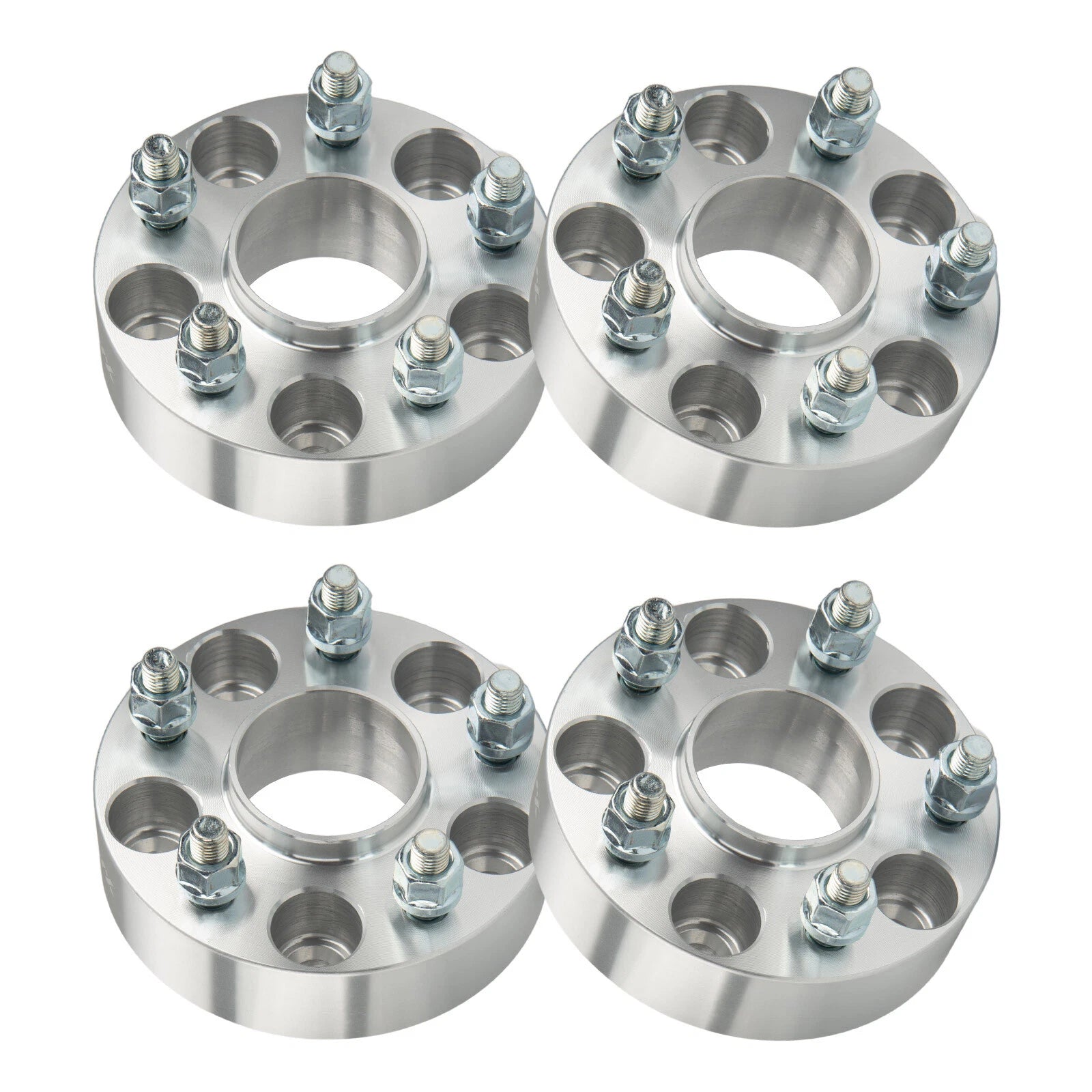 4Pcs 1.5" 5x4.5 Wheel Spacers for Toyota Honda Mazda 3 Ford Fusion (12x1.5, 64.1mm, 2012–2024)