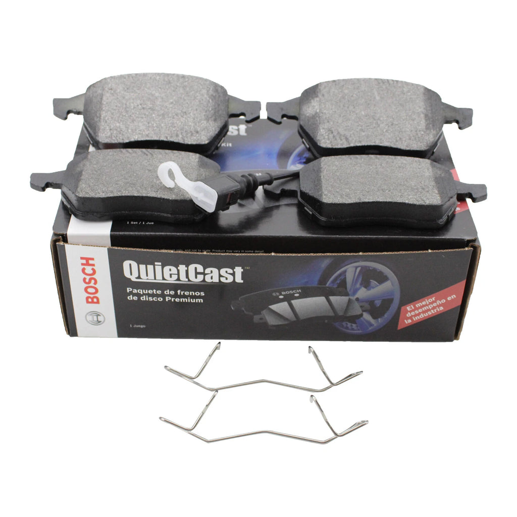 Set of 4 Bosch QuietCast Front Semi-Met Brake Pads for Audi A4 A8 TT, VW Beetle Golf Jetta (2000–2023)