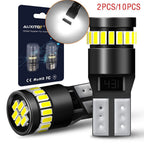 2X AUXITO T10 2825 168 158 194 White LED Light Bulbs for Automotive