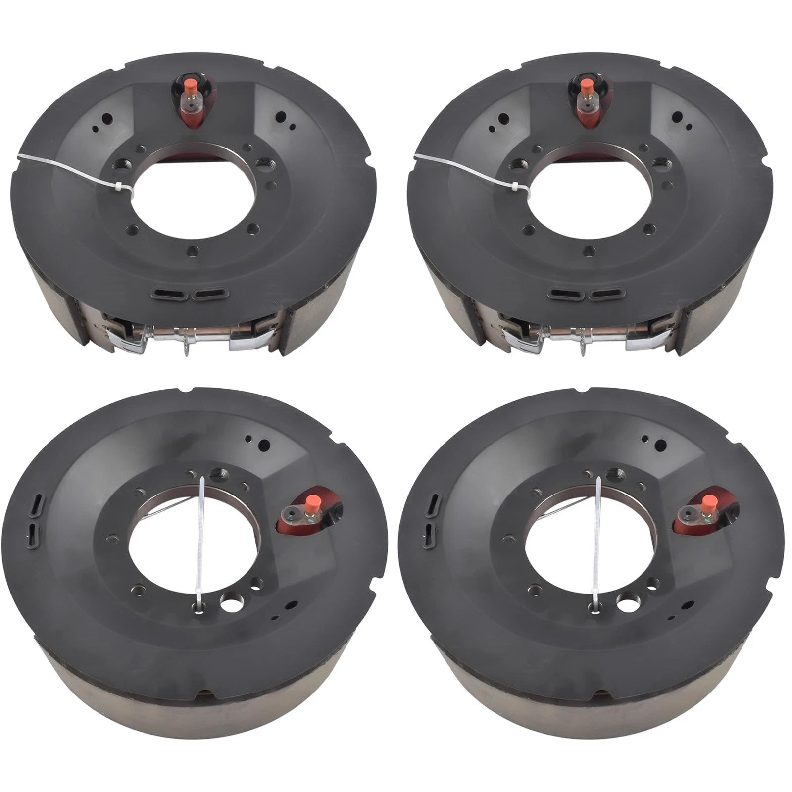 Set of 4 12.25" Hydraulic Brakes for Dexter 9K-10K Trailer Axle 23-411 23-410
