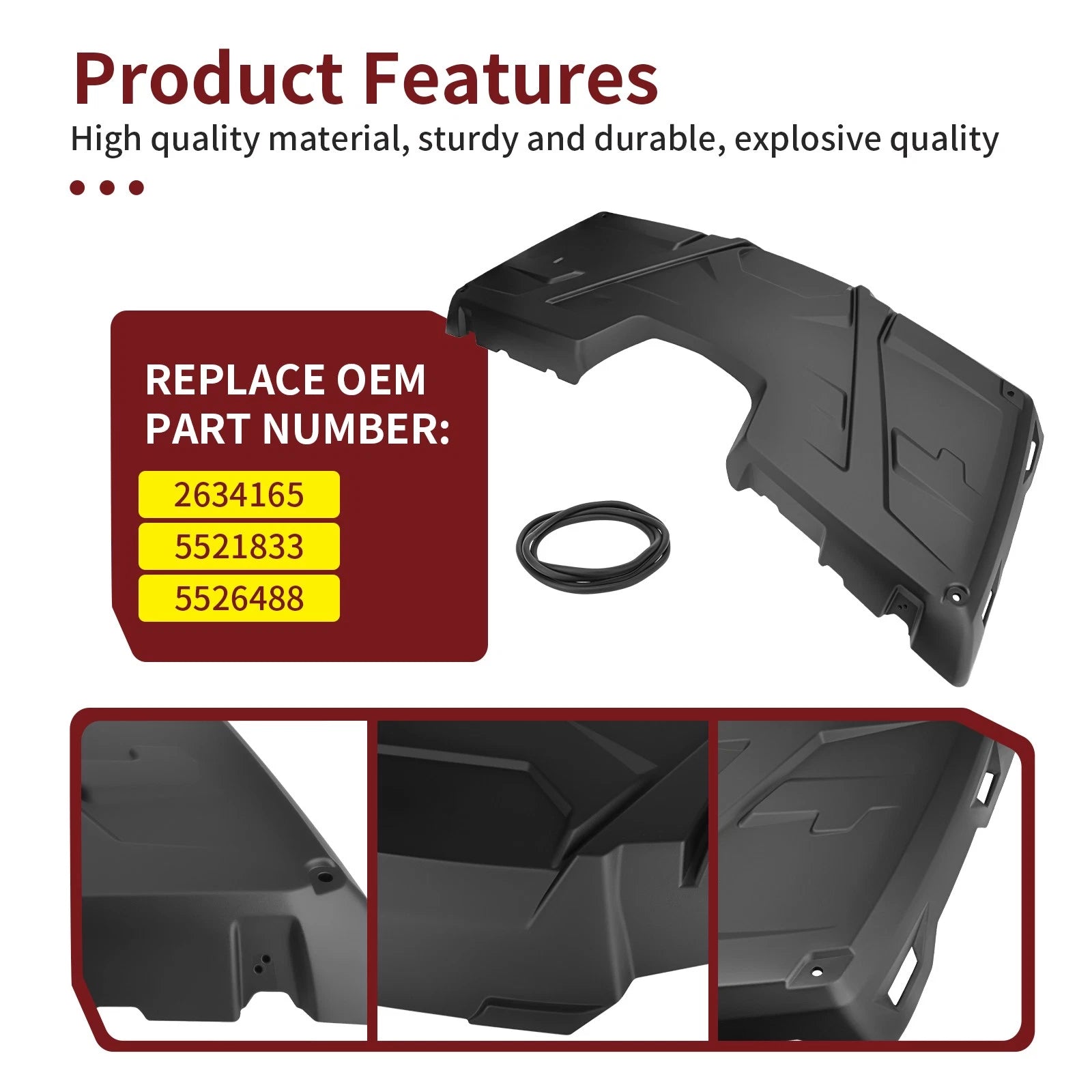 Front Box Cover Assembly for Polaris Sportsman 400 500 Hawkeye 2012-2014