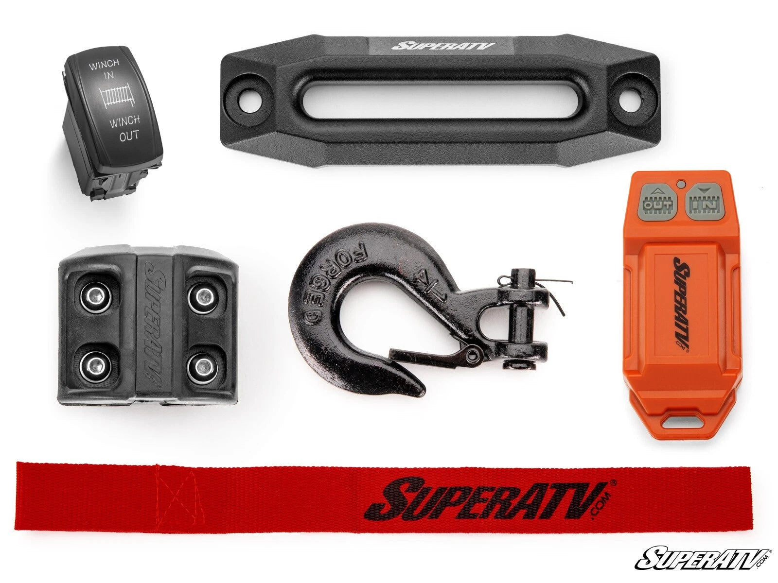 4500 lb Synthetic Rope Winch for ATV UTV with Wireless Remote (2010–2023)