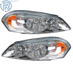 Set of 2 Halogen Headlights for Chevy Impala (2006-2016)