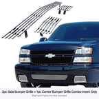 Stainless Billet Grille Insert Combo for Chevy Silverado 1500 (2003-2006)