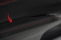 Armrest Door Panel Cover Leather for Toyota Avalon (2013–2018) Red Stitch