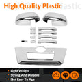 Chrome Mirror & Door Handle Set for Nissan Frontier (2013–2019) - PSG Key, Tailgate Cover