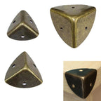 Set of 4 Antique Bronze Box Corner Protector Guards