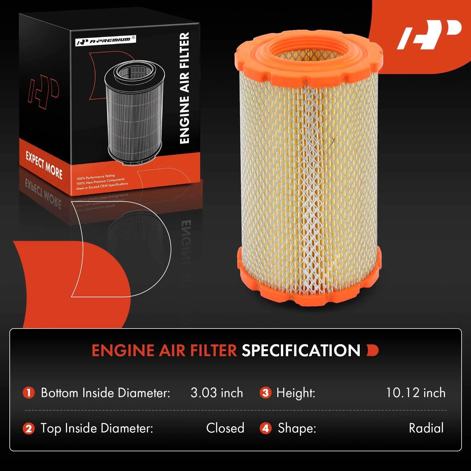 Engine Air Filter for Ford Escape, Mazda Tribute, Mercury Mariner (2009-2012)