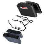 Matte Hard Saddlebags Conversion Bracket for Harley Dyna Low Rider (2008–2017)
